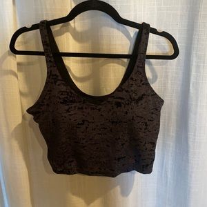 Lululemon black velvet align tank US 12